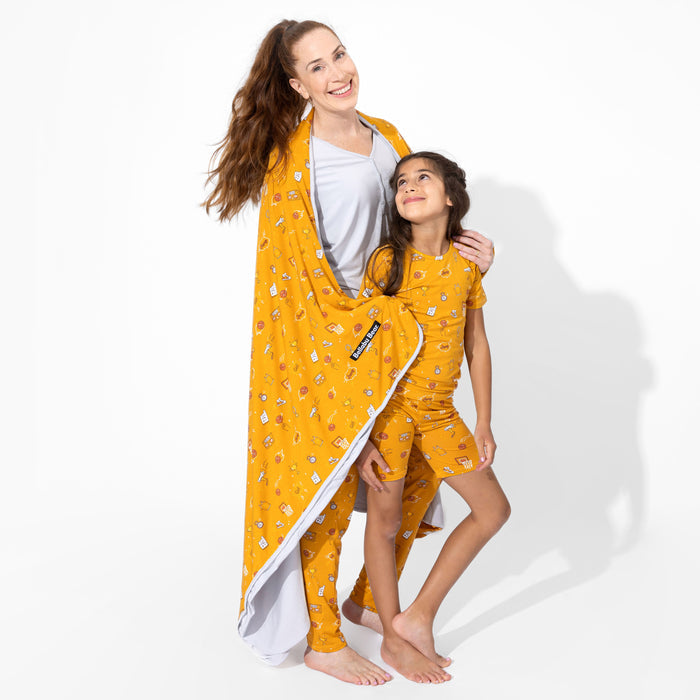 Basketball Bamboo Kids Pajama Short Set