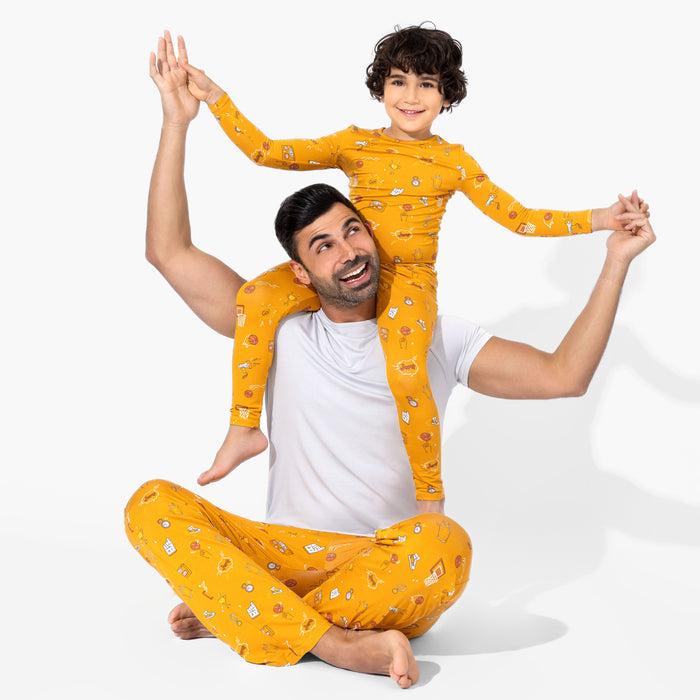Basketball Bamboo Men's Pajama Set