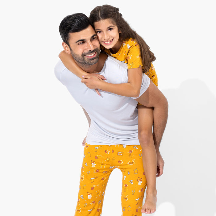 Basketball Bamboo Men's Pajama Set