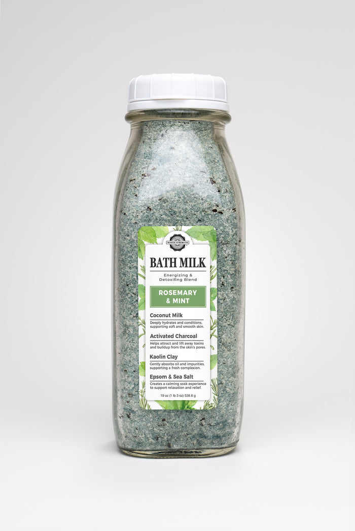 Bath Milk | Rosemary & Mint - Rustic Strength