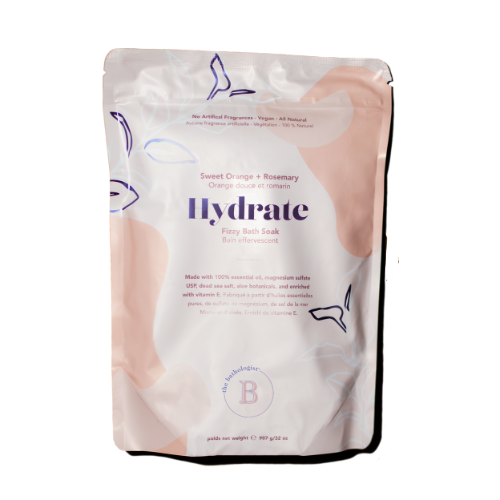 BATHOLOGIST Hydrate Fizzy Bath Soak | Sweet Orange + Rosemary