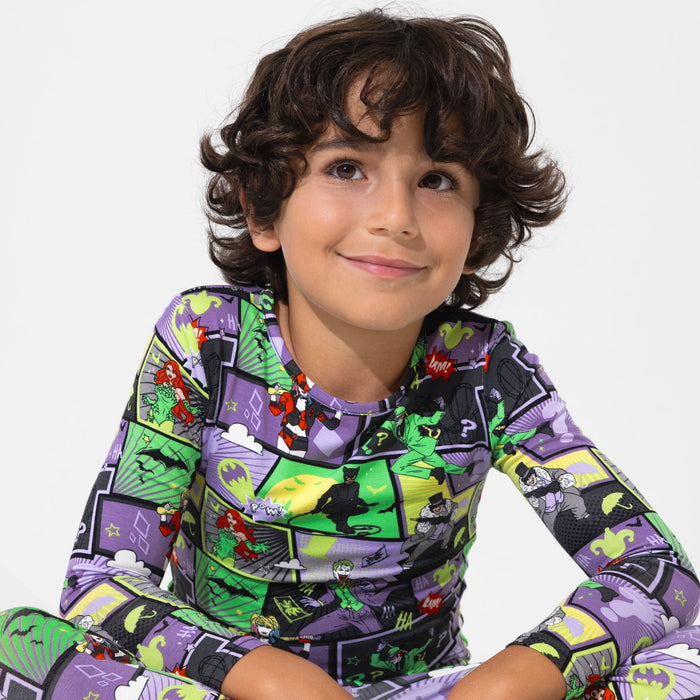 Batman Baddies Bamboo Kids Pajamas