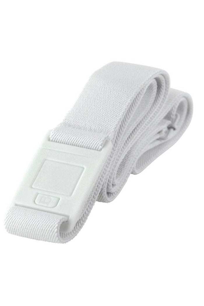 Beltaway² Women's Flat Buckle Belt-SQUARE Buckle Design Adjustable Belt Plus-White