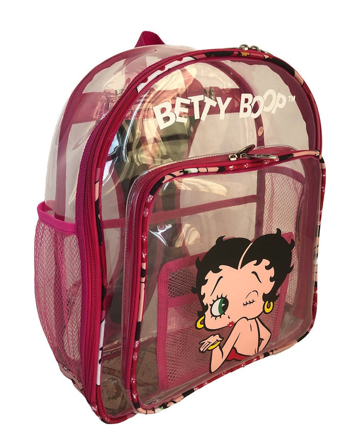 Betty Boop Clear Backpack 15" - BPT91915