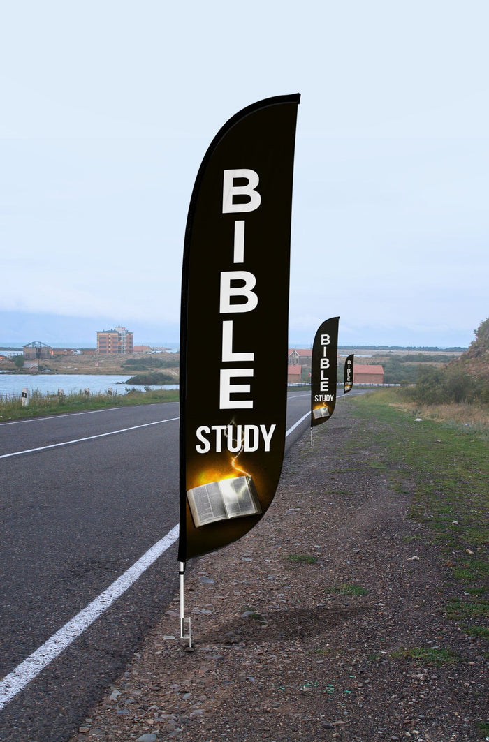 Bible Study Feather Flag