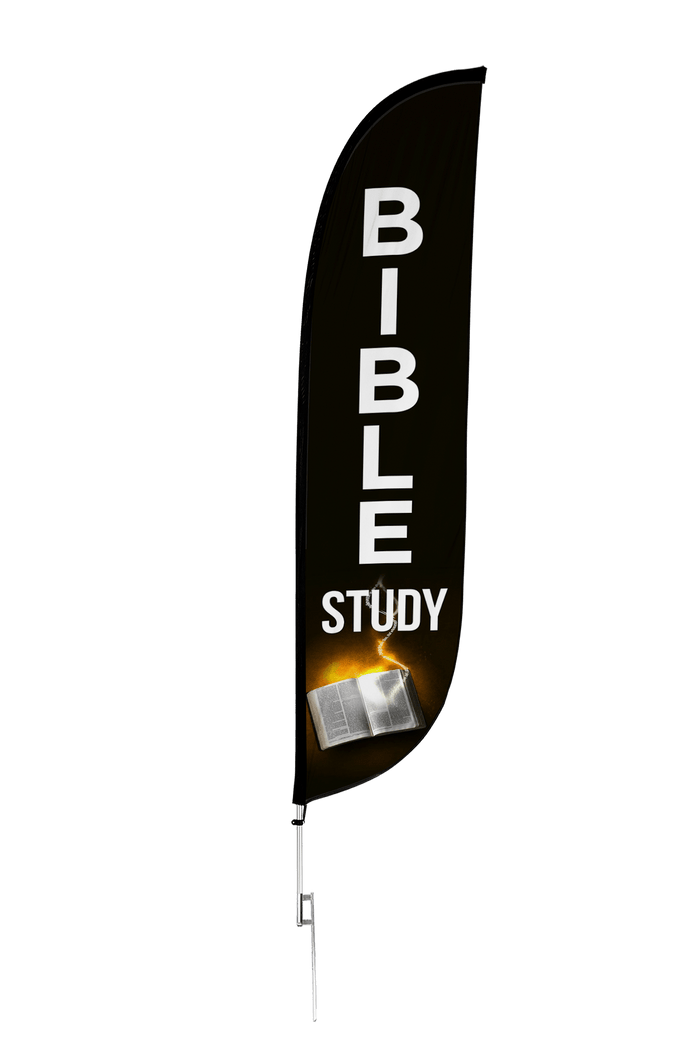 Bible Study Feather Flag