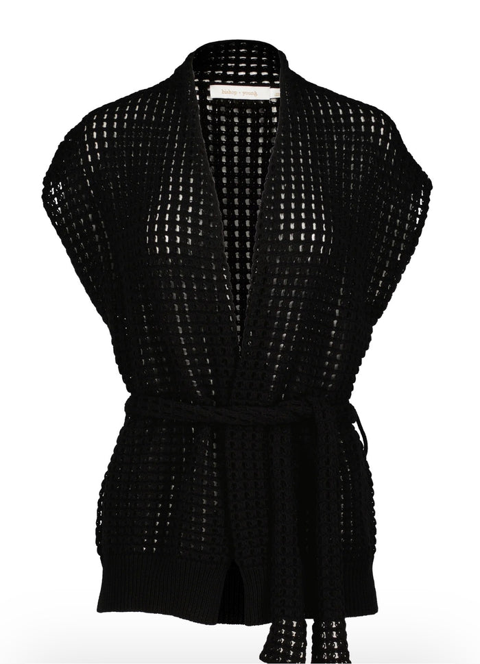 BISHOP & YOUNG COASTAL BELTED CARDI