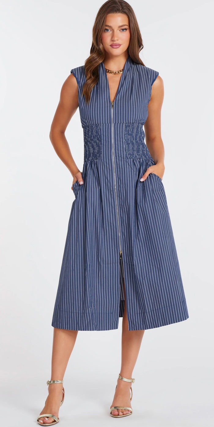 BISHOP & YOUNG SKYE ZIP FRONT DRESS