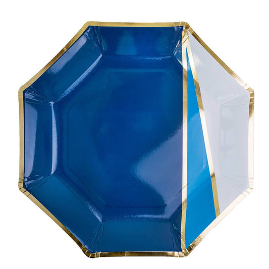 Blue Modern Charger Plates