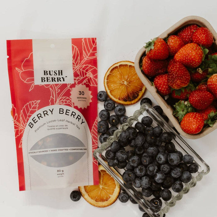BLUSH BERRY Organic Berry Berry Loose Leaf Tea