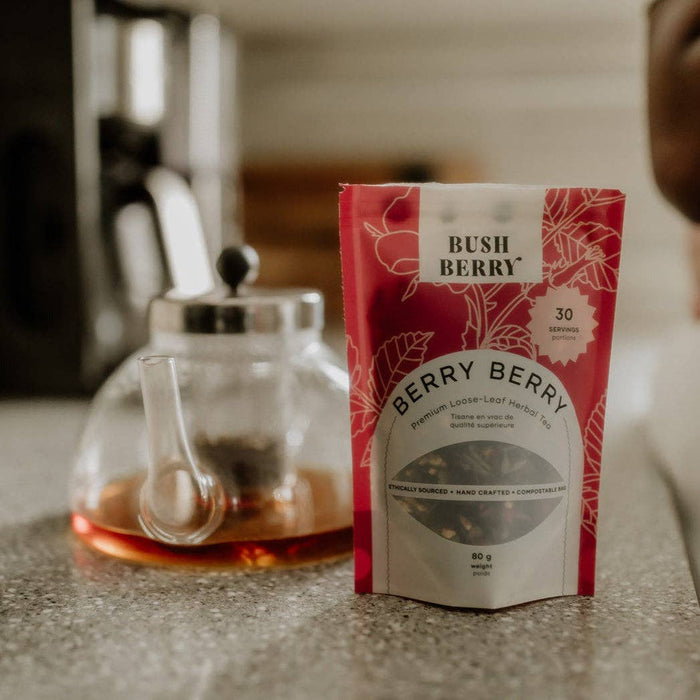 BLUSH BERRY Organic Berry Berry Loose Leaf Tea