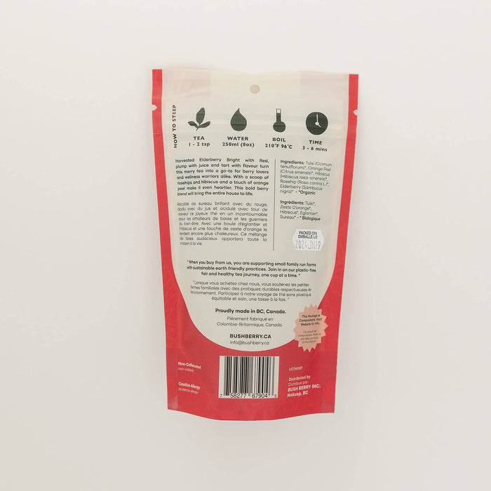 BLUSH BERRY Organic Berry Berry Loose Leaf Tea