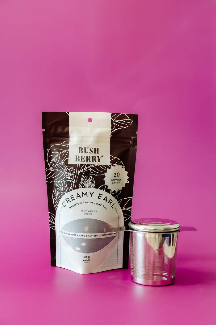 BLUSH BERRY Organic Creamy Earl Grey Loose Leaf Tea