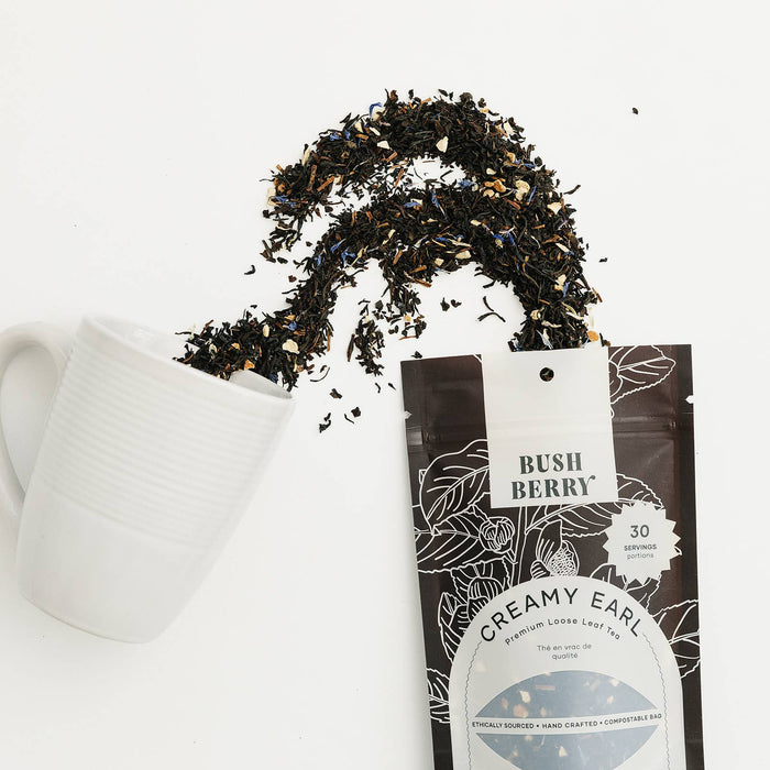 BLUSH BERRY Organic Creamy Earl Grey Loose Leaf Tea