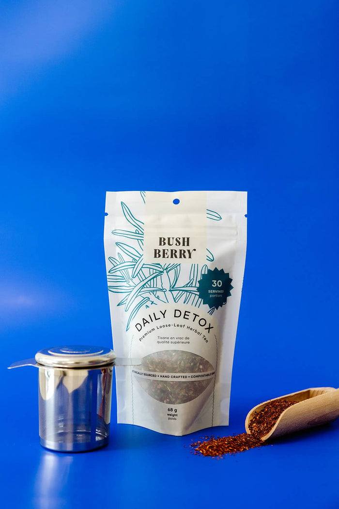BLUSH BERRY Organic Daily Detox Loose Leaf Tea