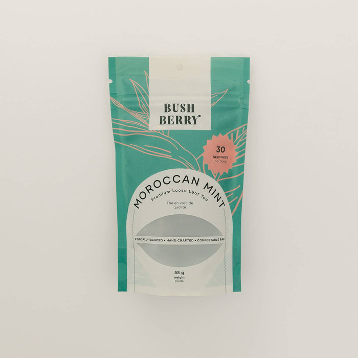 BLUSH BERRY Organic Moroccan Mint Loose Leaf Tea