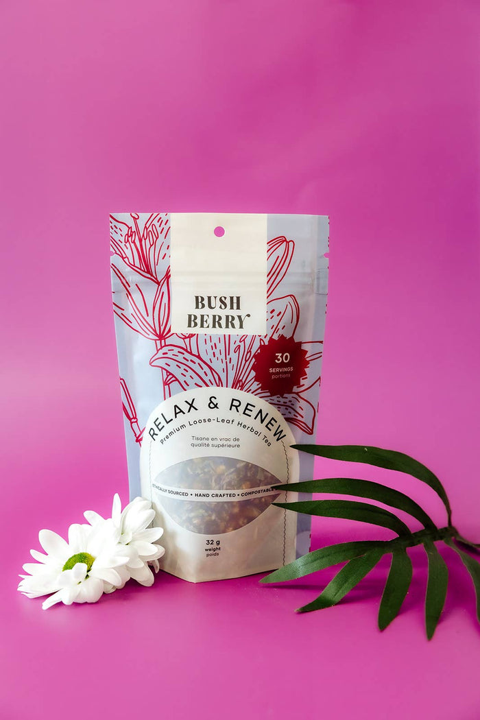BLUSH BERRY Organic Relax and Renew Loose Leaf Tea