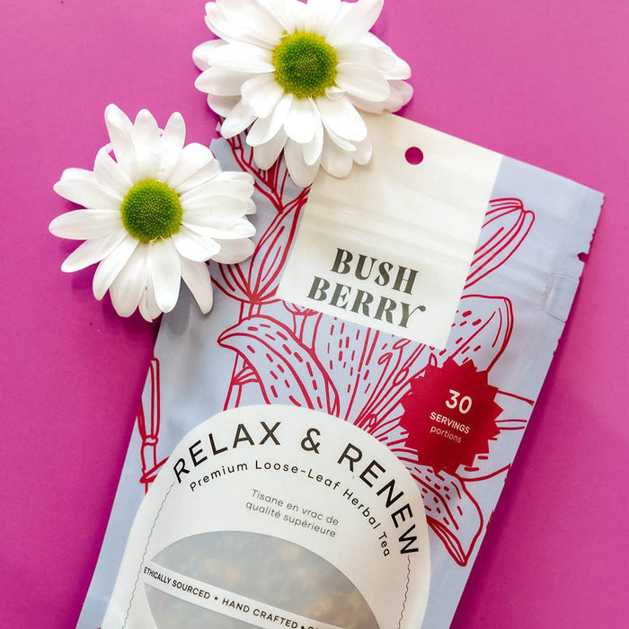 BLUSH BERRY Organic Relax and Renew Loose Leaf Tea