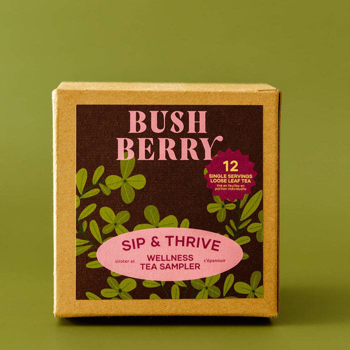 BLUSH BERRY Sip & Thrive | 12 Single Serving Wellness Teas