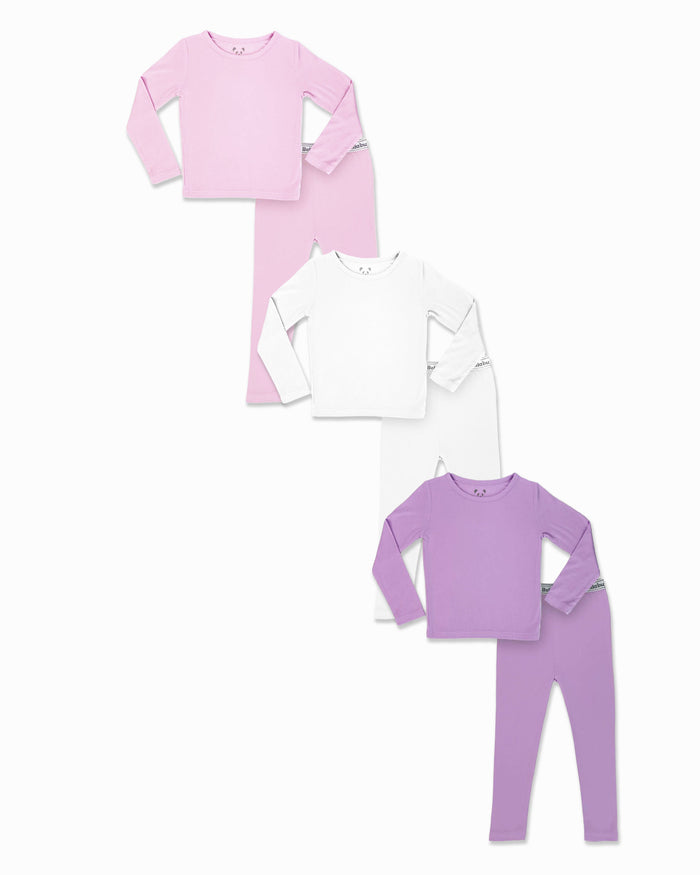 Blush & Bloom Bundle - Kids Bamboo Pajamas
