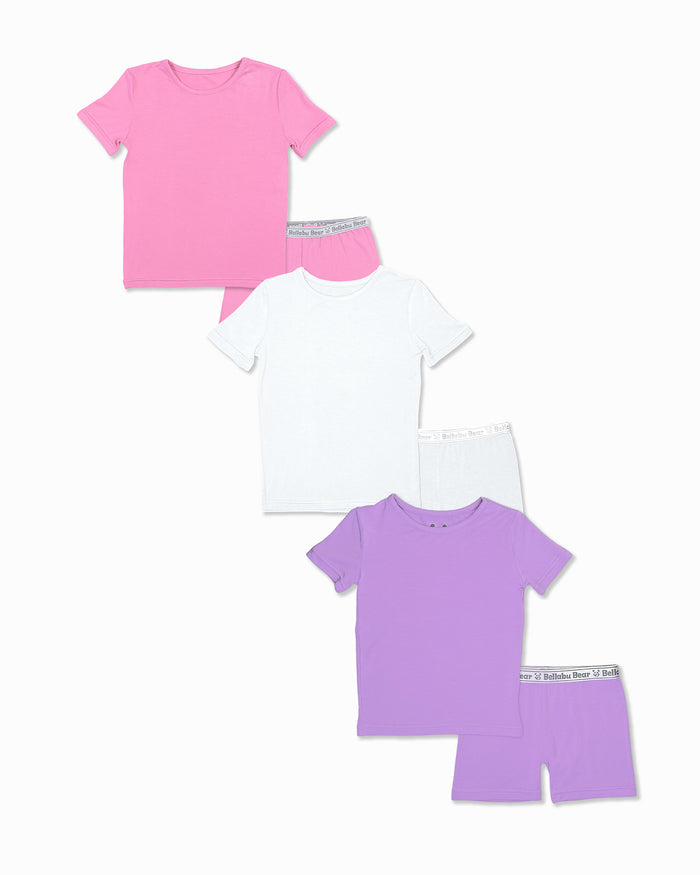 Blush & Bloom Bundle - Kids Bamboo Short Set