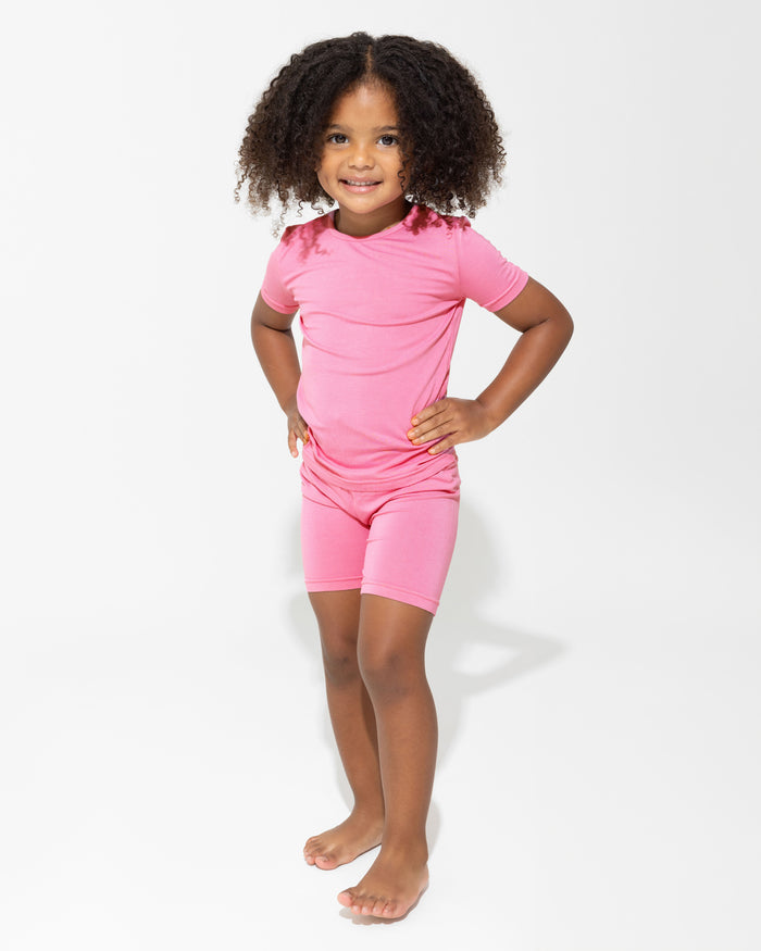 Blush & Bloom Bundle - Kids Bamboo Short Set