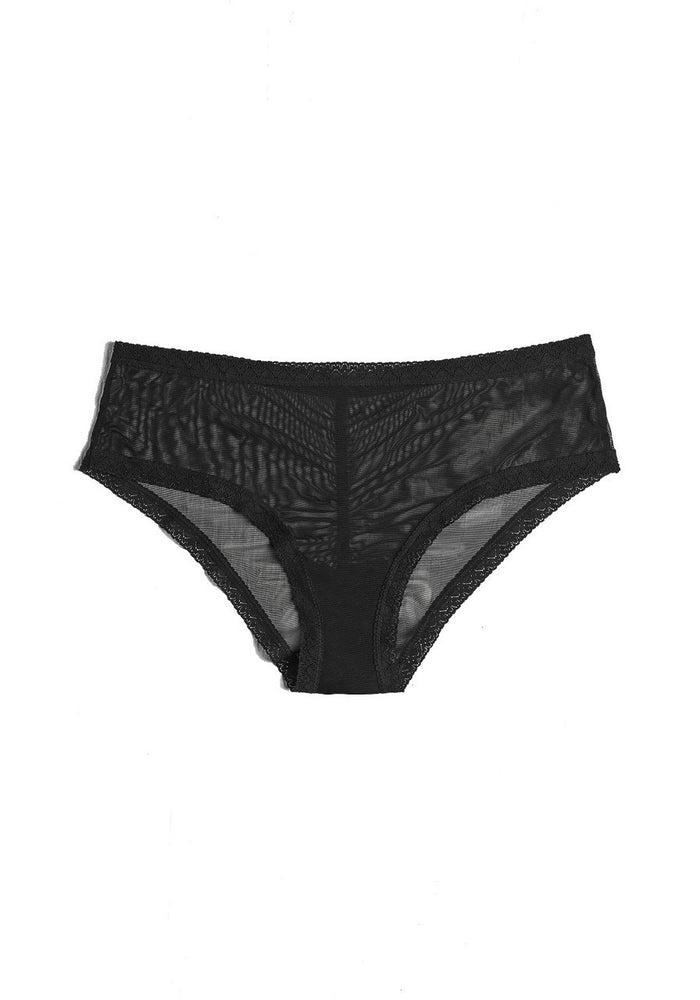 Blush Lingerie The Mesh Lace Trim Hipster Panty - 0259625