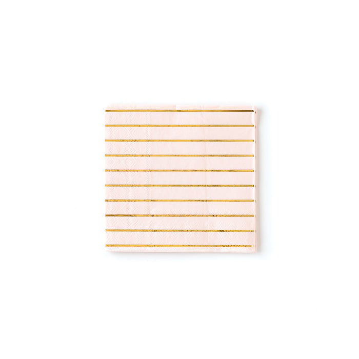 Blush Striped Napkins
