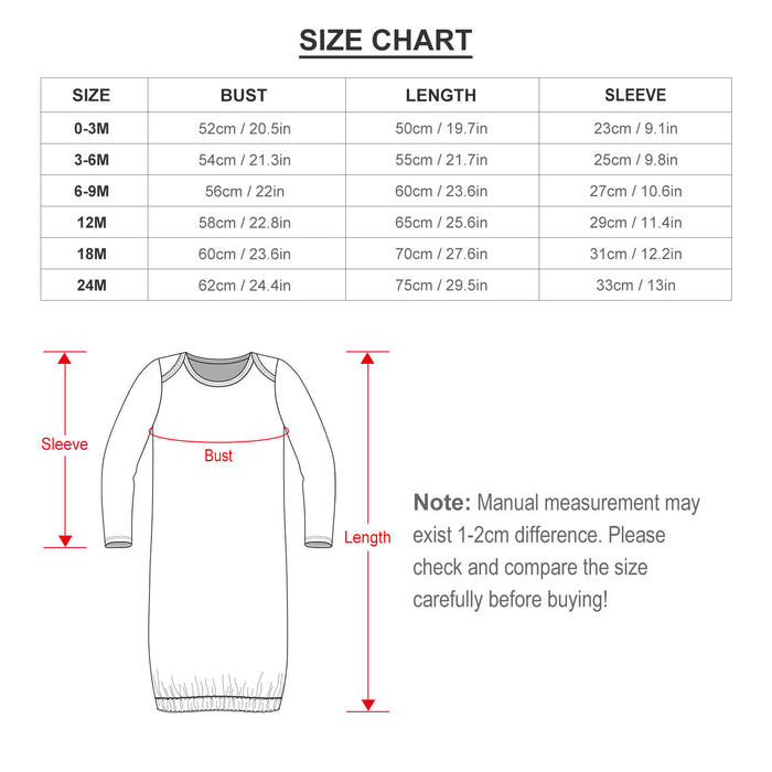 Bold Bat Baby Gown - PRE ORDER