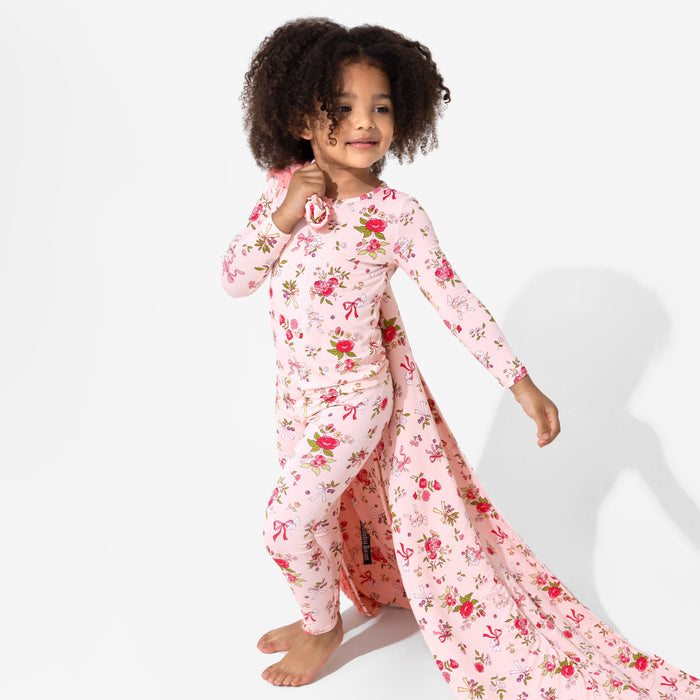 Bows & Blooms Bamboo Kids Pajamas