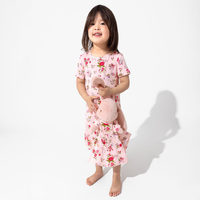 Bows & Blooms Bamboo Matching Doll Dress
