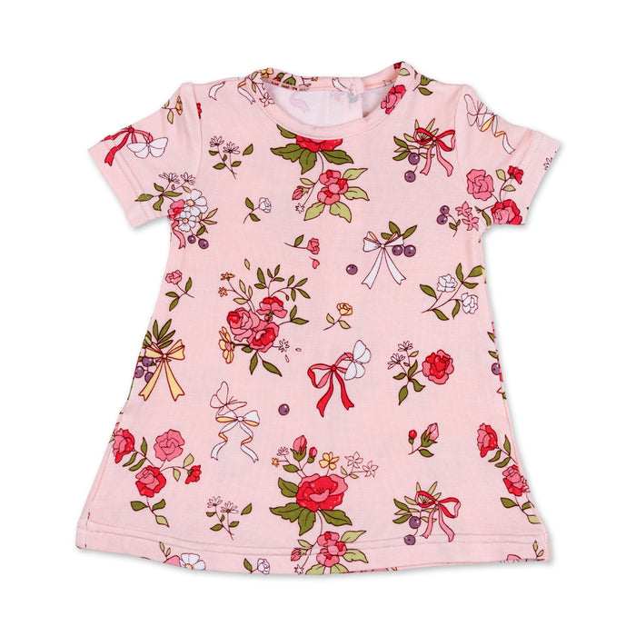 Bows & Blooms Bamboo Matching Doll Dress