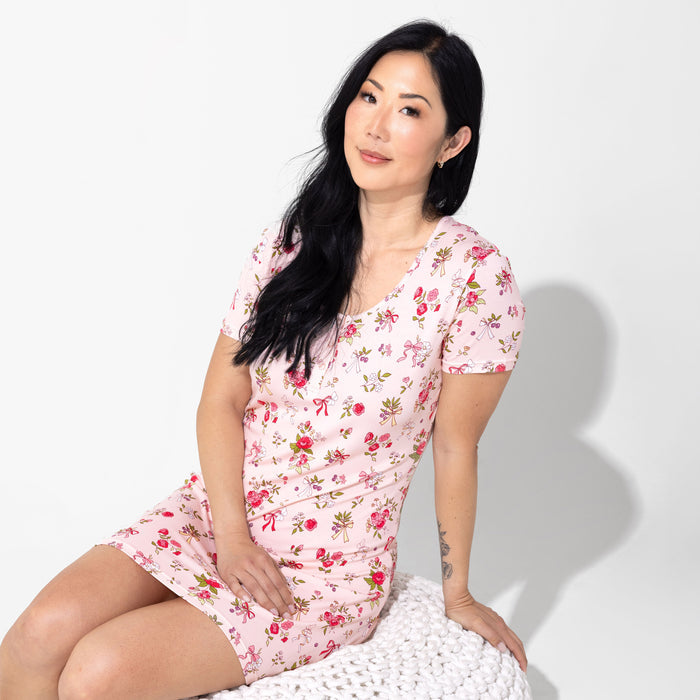 Bows & Blooms Bamboo Women's Nightgown