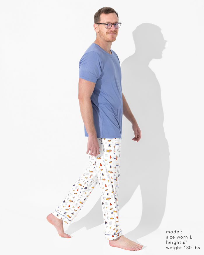 Boxing Bamboo Men's Pajama Set