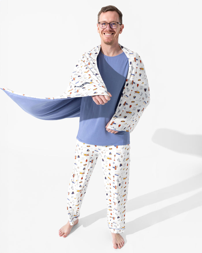 Boxing Bamboo Men's Pajama Set