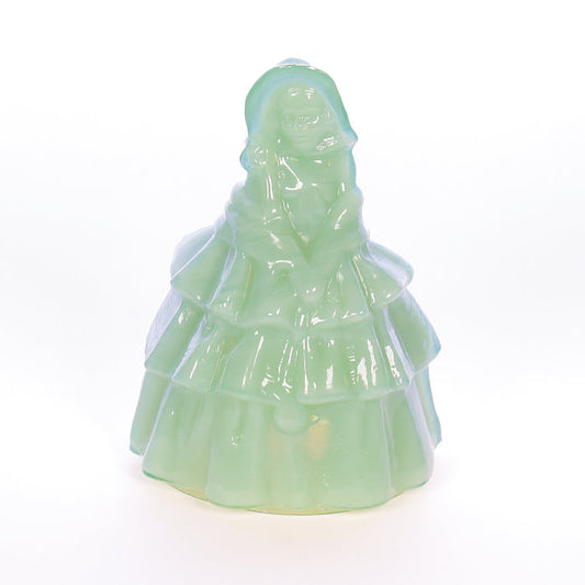Boyds Crystal Art Glass Vintage Louise the Doll 4.25 Inch Figurine Louise Doll Ice Green 10-23-79 SKU 006