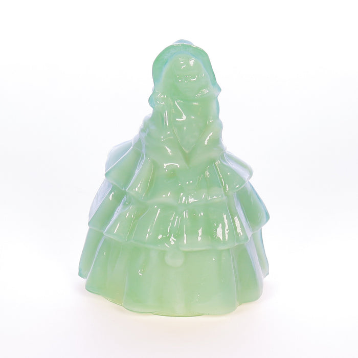Boyds Crystal Art Glass Vintage Louise the Doll 4.25 Inch Figurine Louise Doll Ice Green 10-23-79 SKU 005