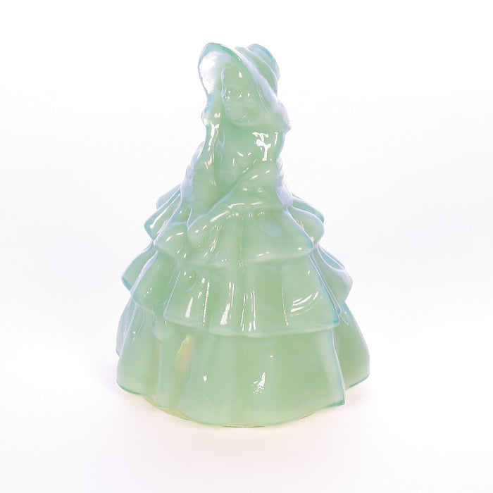 Boyds Crystal Art Glass Vintage Louise the Doll 4.25 Inch Figurine Louise Doll Ice Green 10-23-79 SKU 006