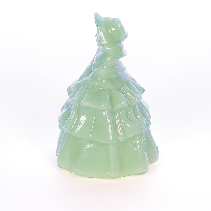 Boyds Crystal Art Glass Vintage Louise the Doll 4.25 Inch Figurine Louise Doll Ice Green 10-23-79 SKU 006