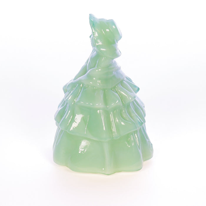 Boyds Crystal Art Glass Vintage Louise the Doll 4.25 Inch Figurine Louise Doll Ice Green 10-23-79 SKU 005