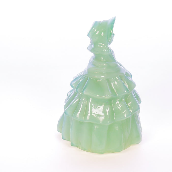 Boyds Crystal Art Glass Vintage Louise the Doll 4.25 Inch Figurine Louise Doll Ice Green 10-23-79 SKU 005
