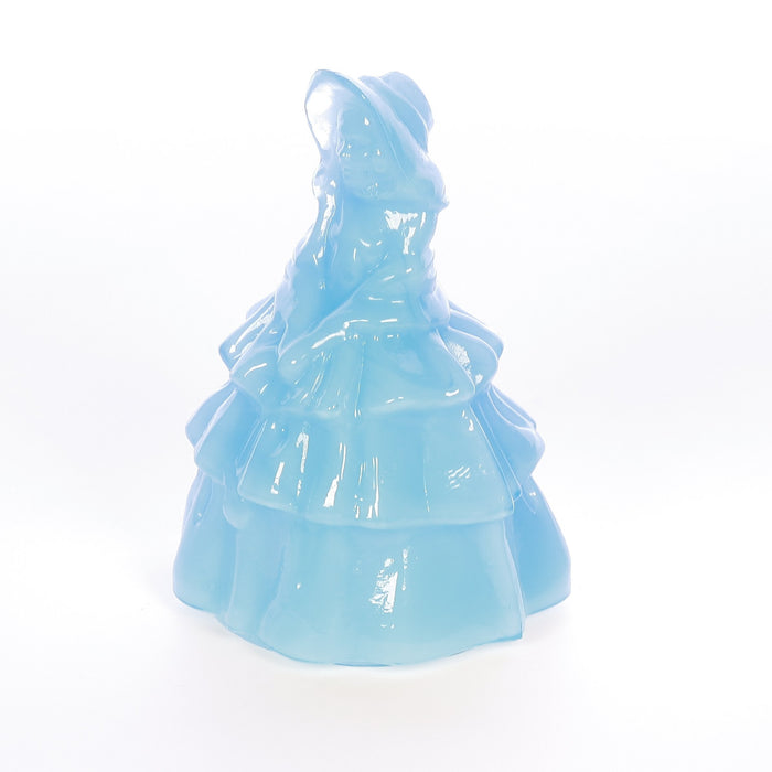 Boyds Crystal Art Glass Vintage Louise the Doll 4.25 Inch Figurine Louise Doll Ice Blue 10-1-79 SKU 003
