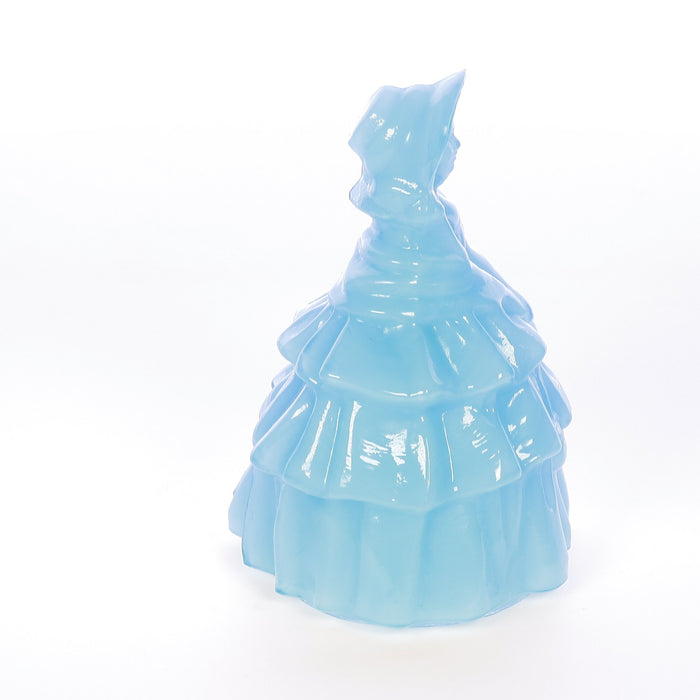 Boyds Crystal Art Glass Vintage Louise the Doll 4.25 Inch Figurine Louise Doll Ice Blue 10-1-79 SKU 003