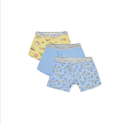 Boy's Boxer Brief Cookie Bamboo Underwear Spring 3-Pack
