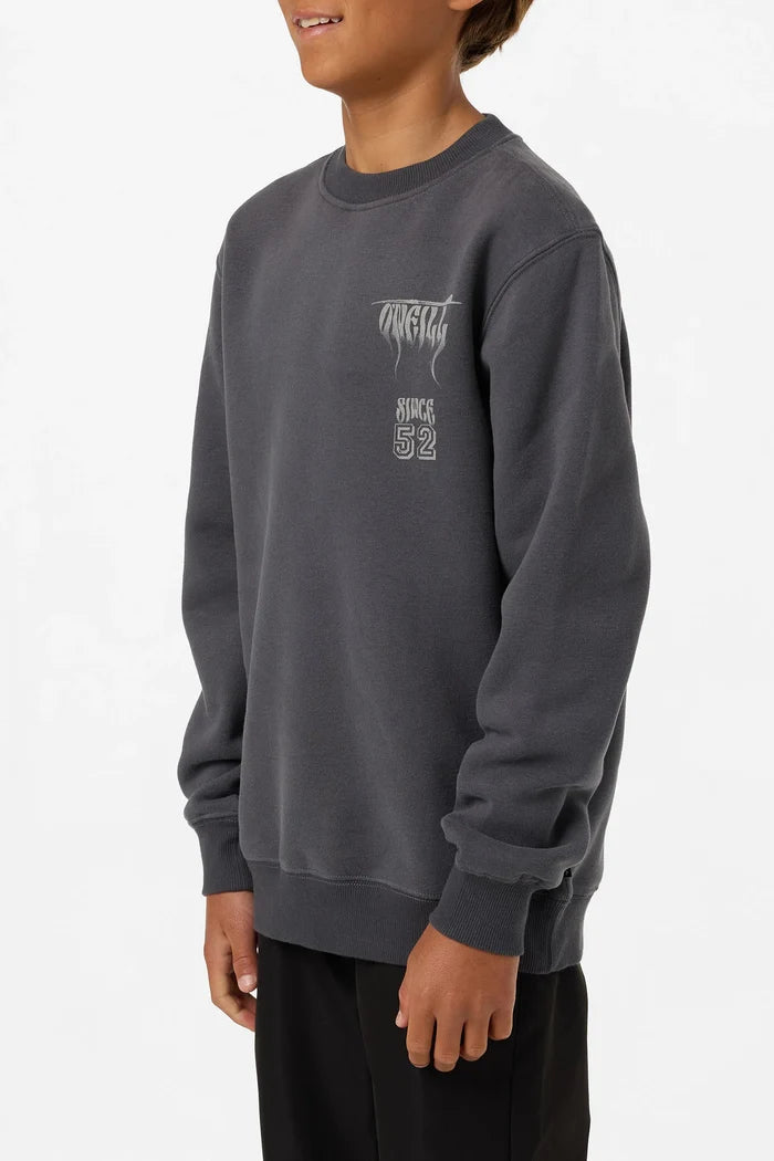 Boys' Shadow Classic Crew Neck Fleece detail view