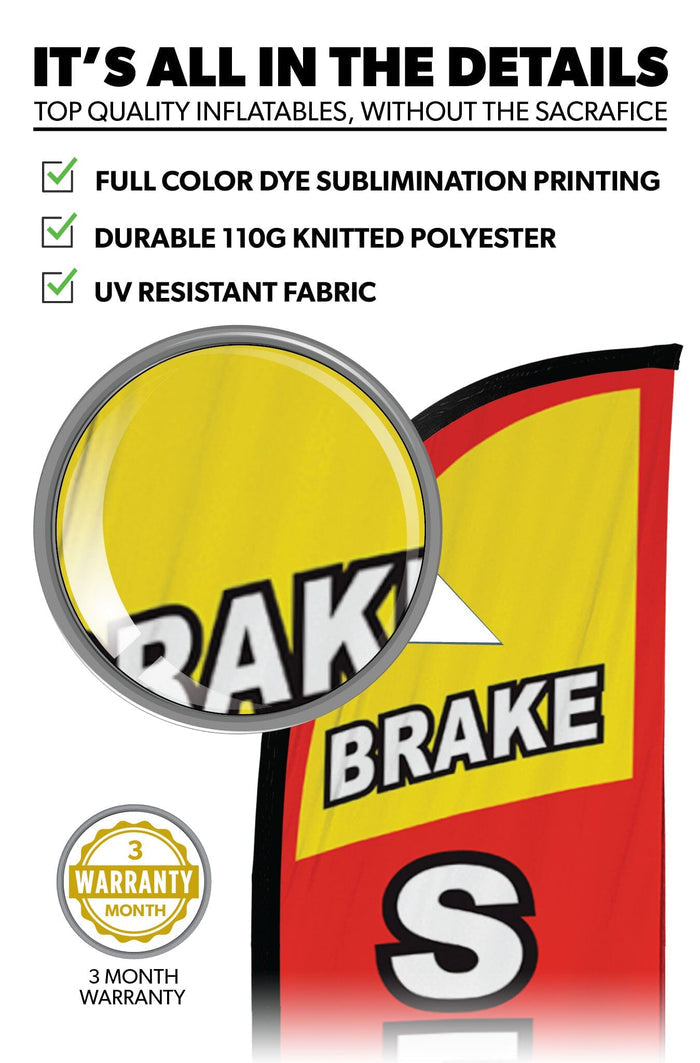 Brake Service Feather Flag