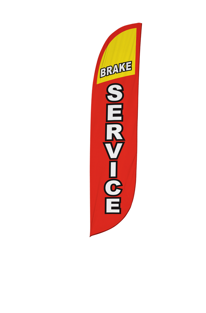 Brake Service Feather Flag