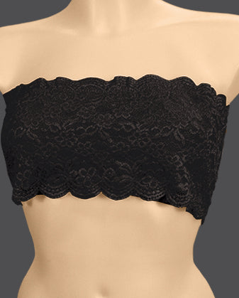 Braza Chantilly Lace Bandeau Bralette - S6800