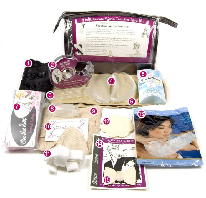 BRAZA DIVA ULTIMATE WORLD TRAVLER KIT - S-1380