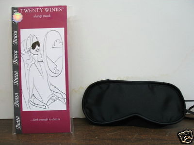 Braza Twenty Winks Sleep Mask Black One Size - S-3030